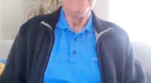 68-Year-Old German Daddy Strips and Cums for You