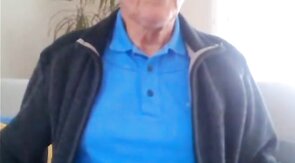 68-Year-Old German Daddy Strips and Cums for You