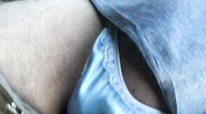 Satin Panties Outdoor Adventure with a Stranger