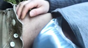 Satin Panties Outdoor Adventure with a Stranger