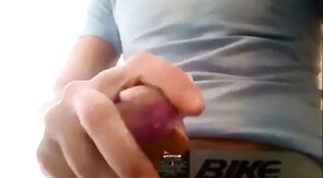 Amateur Big Cock Masturbation & Cum Show