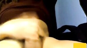 Sexy Asian Crossdresser Masturbates on Webcam