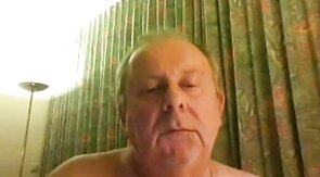 Grandpa Strokes on Webcam