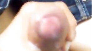 Hungarian Stud Strokes His Big Cock