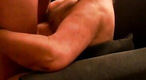 Amateur Daddy Bear's Solo Cum Shower