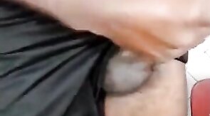 Big-Headed Black Cock in Shorts