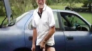 Outdoor Aussie Daddy Anal
