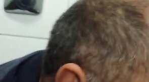 Daddy's Big Cock Blowjob - Amateur Old Young Gay Sex Video