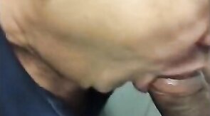 Daddy's Big Cock Blowjob - Amateur Old Young Gay Sex Video