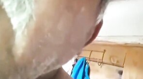 Amateur Turkish Bear Daddy Masturbating for Interracial Fans