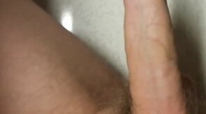 Twink Plays With His Small Uncut Cock on Webcam