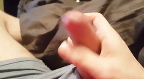 6-inch Cock Cums Twice on Hand - Twink Amateur Video