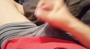 6-inch Cock Cums Twice on Hand - Twink Amateur Video