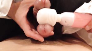 2 Asian Crossdressers Play with Sex Toys and Cum Hard