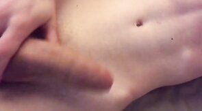 Big-Cock Twink Webcam Wank and Cum