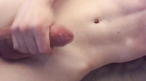 Big-Cock Twink Webcam Wank and Cum