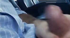 Bus Masturbation: Amateur Cum Shot