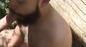 Fat Bear's Outdoor Blowjob Adventure