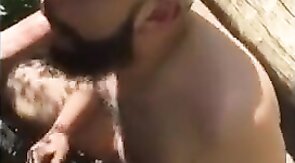 Fat Bear's Outdoor Blowjob Adventure