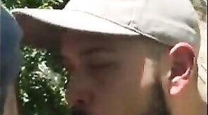 Fat Bear's Outdoor Blowjob Adventure