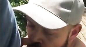 Fat Bear's Outdoor Blowjob Adventure