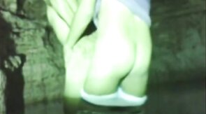 Bareback Amateur Twink Fuck in a Cave