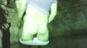 Bareback Amateur Twink Fuck in a Cave