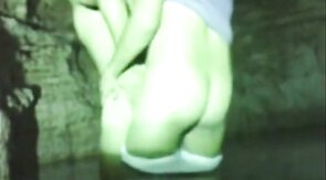 Bareback Amateur Twink Fuck in a Cave