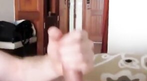 Covering My Buddy's Face in Cum - Big Cock Blowjob