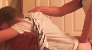 Daddy and Twink Bareback Threeway