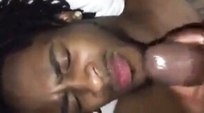 Black Amateur Takes Big Cock, Gets Facial