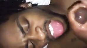 Black Amateur Takes Big Cock, Gets Facial