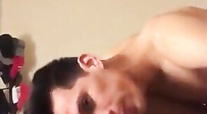 Big-Cock Twink Riding His Daddy