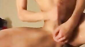 Big-Cock Twink Riding His Daddy