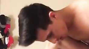 Big-Cock Twink Riding His Daddy