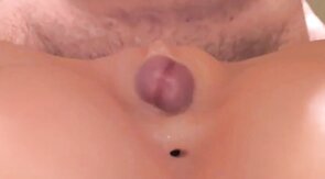 Sextoy Fun: Cumming with My Fake Pussy from Behind