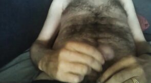 Grandpa Stroking on Webcam