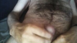 Grandpa Stroking on Webcam