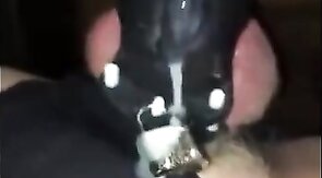 Big Black Cock Dominates White Sub in Chastity
