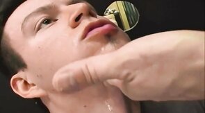 Twink Blows Big Cock in a Car