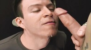 Twink Blows Big Cock in a Car