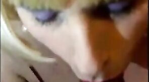 Crossdresser Amber Loves Sucking Big Black Cocks