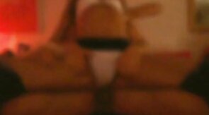 Daddy's Bareback Blowjob with a Crossdresser Amateur