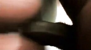 Big Black Cock Bareback Amateur Gapes on Huge Dick