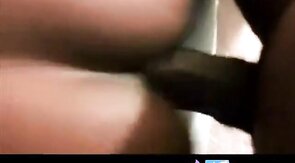 Big Black Cock Bareback Amateur Gapes on Huge Dick