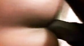 Big Black Cock Bareback Amateur Gapes on Huge Dick