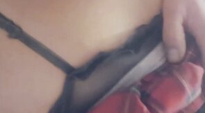 Sissy-Crossdresser Barebacked by Daddy in Front of Customer