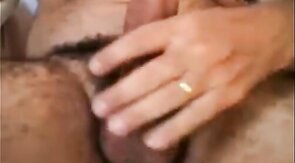 HAIRY LATINO DADDY BEAR STROKES HIS FAT COCK