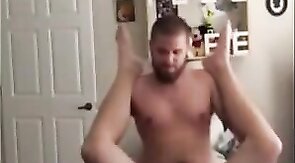 BubNPup: Bareback Daddy Bear Tops Pup