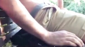 Public Park Masturbation Caught on Tape